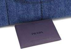 Brand new Prada Canapa Avio Denim Tote