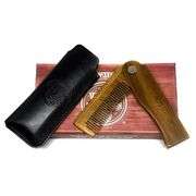 Natural Green Sandalwood Beard Comb