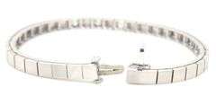 14kt White gold 0.24ctw 3 stone diamond bracelet