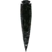 Black Obsidian Arrowhead