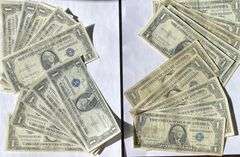 20 Circulated $1 Silver Certificates