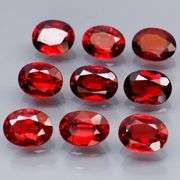 WOW! 9.67ct untreated OVAL CUT GARNETS!!
