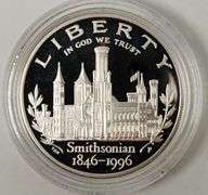1996-P $1 Smithsonian Institution 150th Anniversary PR DCAM