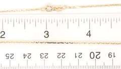 14kt Yellow gold Cobra chain necklace