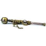 Brass Bosun's Pipe Whistle with Chain