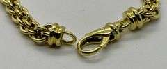14K Yellow Gold Italian Double Link Bracelet