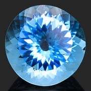 9MM ROUND CUT BABY SWISS BLUE TOPAZ LOOSE GEMSTONE