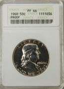1960 PF 66 Franklin Half Dollar, NGC