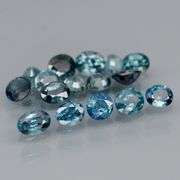 Heated only! 4.89ct mixed cut Australian Sapphire set