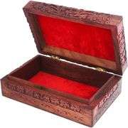 Handcarved Tree of Life Treasure Box