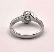 Incredible 1.33 Ct VVs1 Ice Blue Lab Simulated Diamond Ring