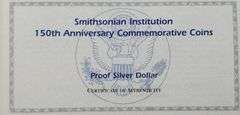 1996-P $1 Smithsonian Institution 150th Anniversary PR DCAM