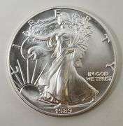 1988 & 1989 $1 American Silver Eagle, UNC
