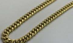 14K Yellow Gold Miami Cuban Link Chain