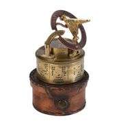 Marine Sundial Compass with Engraved Calendar