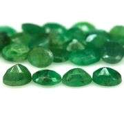 Rich green unheated 8.50ct Zambian Emerald set