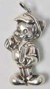 Walt Disney Pinocchio Pendant in Sterling Silver