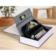 Hidden Book Safe with Combination Lock & Fireproof Bag