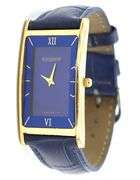 Wittinauer Tank style quartz blue dial watch