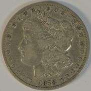 Scarce 1878-CC Morgan Silver Dollar in nice condition