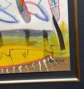 Fantastic Original One Of A Kind Artwork By Romgo