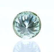 Beautiful 3.5 Ct Lab Simulated Ice Blue VVs1 Diamond Solitaire