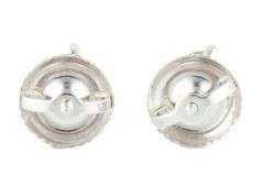 0.61ctw Round Diamond Solitaire Stud Earrings in 14K