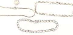 Group lot of 7 Vintage 925 sterling silver bracelets