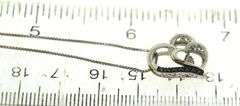 Sterling Silver Heart Shaped Pendant on Chain
