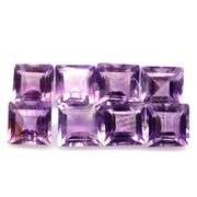 Amazing 13.60ct matched bright purple Amethyst set