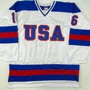 Autographed Mark Pavelich 1980 Team USA Miracle On Ice Hockey Jersey