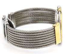 Lenox quartz 2 tone bangle bracelet watch