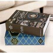 Hidden Book Safe with Combination Lock & Fireproof Bag