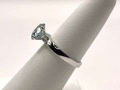 Dazzling Rare 3.25 Ct White Ice Blue Lab Simulated Diamond Ring