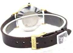 Vintage Movado museum Zenith quartz brown dial watch