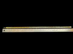 Huge 80 Gram14K Tri-Layered Yellow Gold Plate Mariners Link Necklace