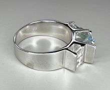 Sparkling 2.75 Ct VVs1 -Fire Mossanite Ring