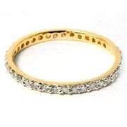 1/4 CARAT (38 PCS) DIAMOND 10KT SOLID GOLD ETERNITY RING