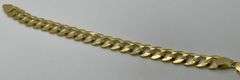14K Yellow Gold Italian Curb Link Bracelet