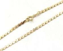14kt Yellow gold Serpentine chain necklace