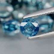 Heated only! 4.89ct mixed cut Australian Sapphire set