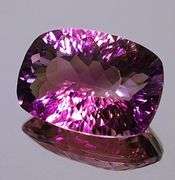 High fire! 28.02ct Concave cut Bolivian Amethyst!!!