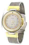 Lenox quartz 2 tone bangle bracelet watch