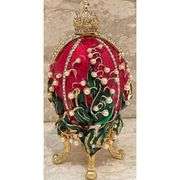 24K Gold Austrian Crystals Fabergé Egg