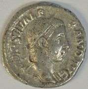 Near Mint condition Severus Alexander Roman Silver Denarius, 222-235 AD