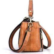 Leather Rose Crossbody Bag