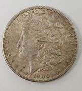 1900 Morgan Silver Dollar, AU