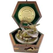 Brass Nautical Sundial Compass
