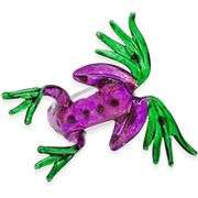 Hand-Blown Glass Frog Collectible
