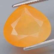Playful 3.44ct real creamsicle Mexican Fire Opal
